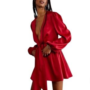 BOSKEMPER x Free People Luna Romper in wine S